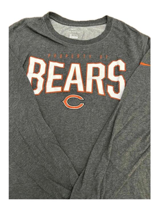 Nike Other - Nike DRI-FIT Property of Chicago Bears Long Sleeve Gray T-shirt Men’s XXL